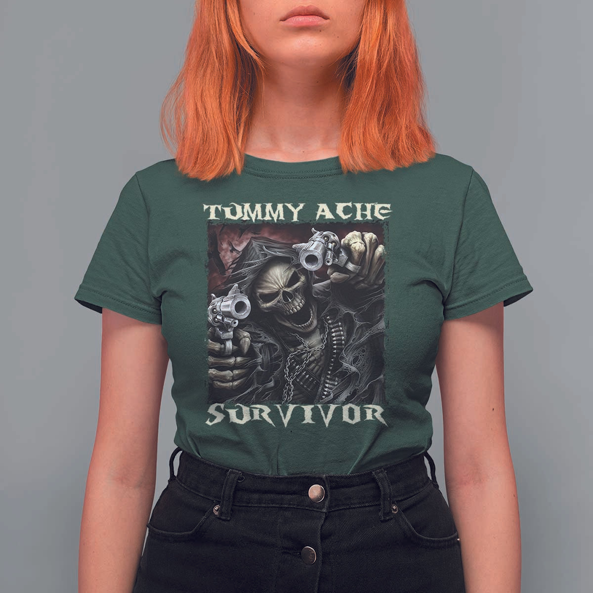 Skeleton Meme T Shirt For Women Tummy Ache Survivor Funny Cool Edgy Hard Cringe TS02