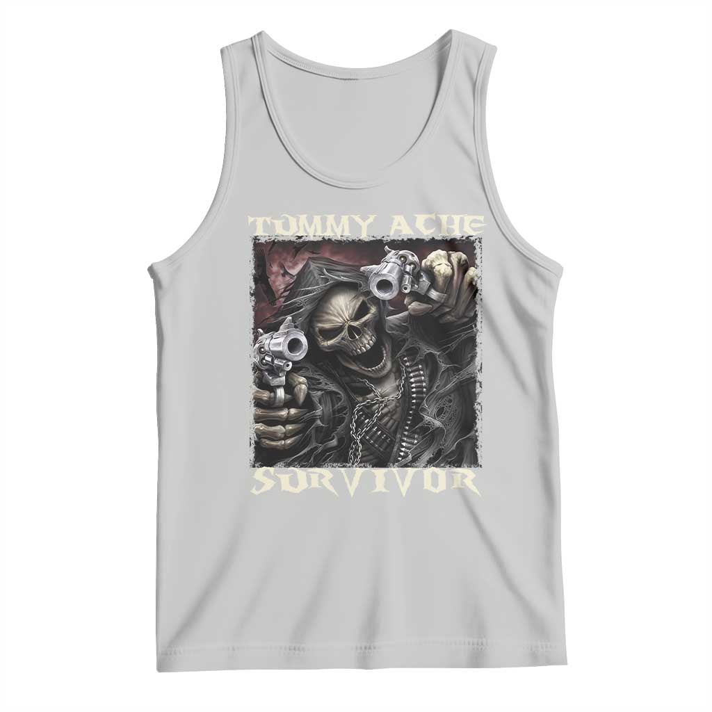 Skeleton Meme Tank Top Tummy Ache Survivor Funny Cool Edgy Hard Cringe TS02