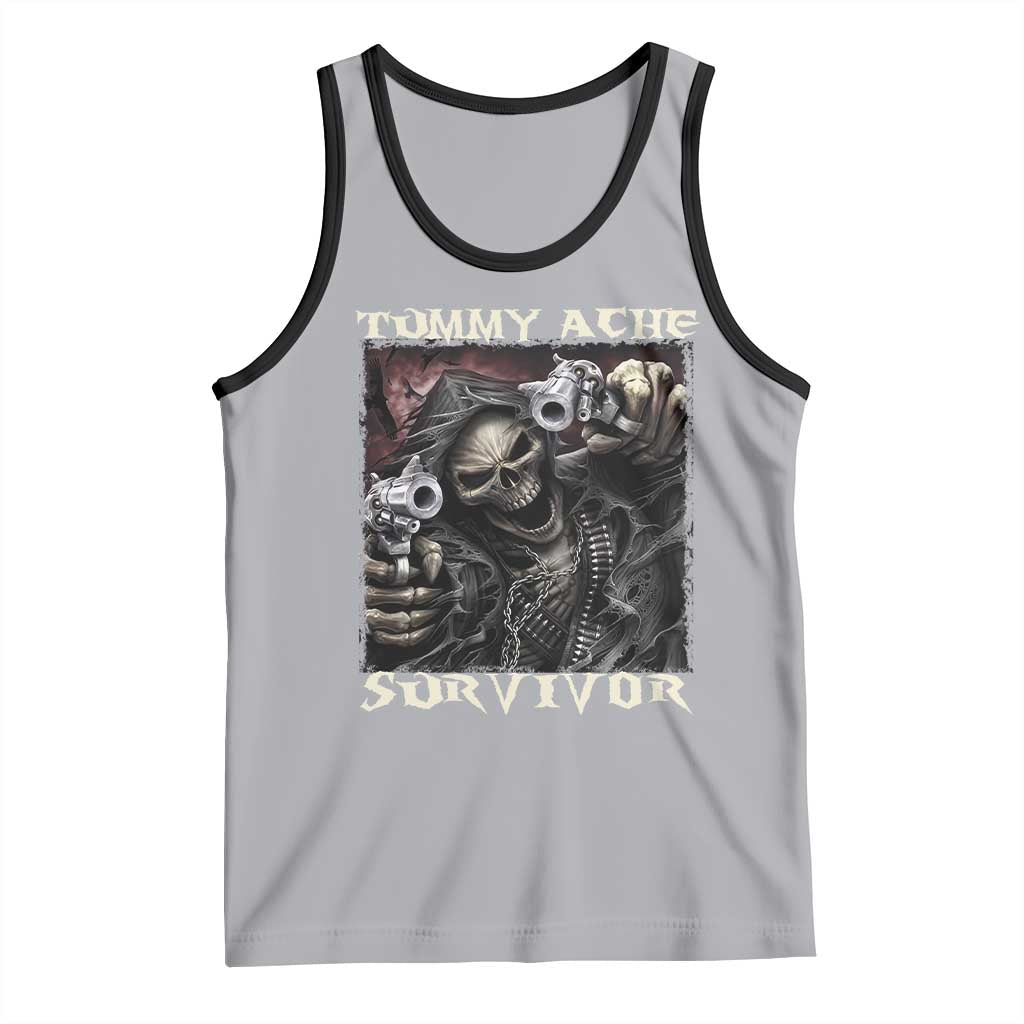 Skeleton Meme Tank Top Tummy Ache Survivor Funny Cool Edgy Hard Cringe TS02