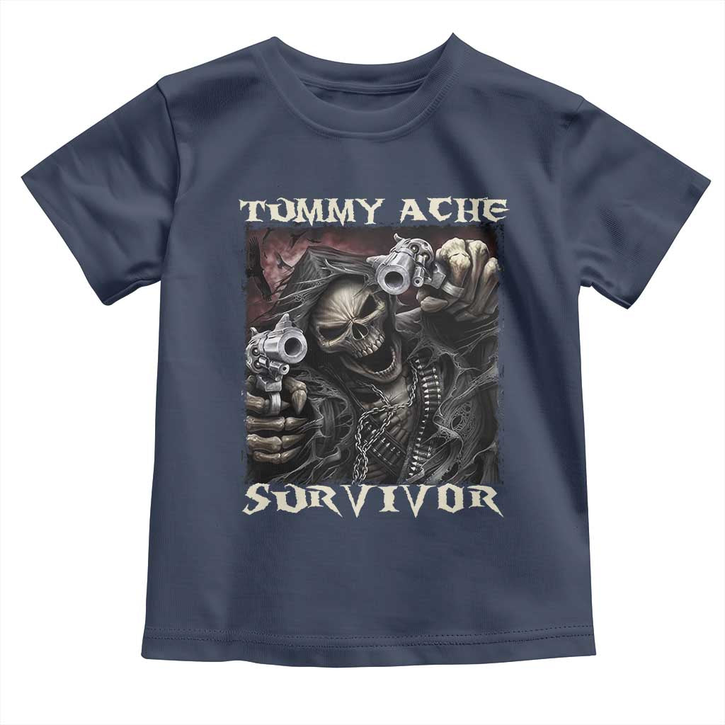 Skeleton Meme Toddler T Shirt Tummy Ache Survivor Funny Cool Edgy Hard Cringe TS02