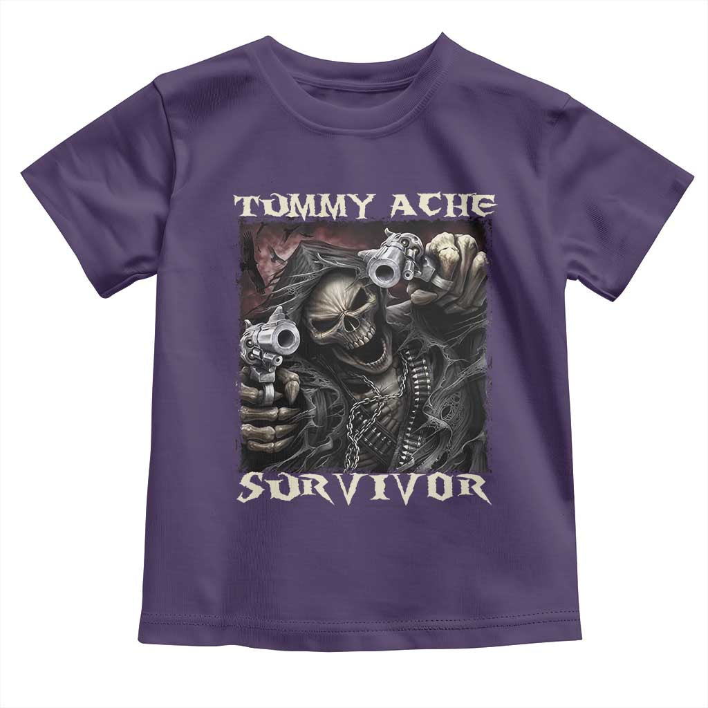 Skeleton Meme Toddler T Shirt Tummy Ache Survivor Funny Cool Edgy Hard Cringe TS02