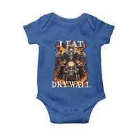Funny Cringe Hard Skeleton Meme Baby Onesie I Eat Drywall