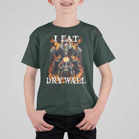 Funny Cringe Hard Skeleton Meme T Shirt For Kid I Eat Drywall - Wonder Print Shop