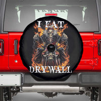 Funny Cringe Hard Skeleton Meme Spare Tire Cover I Eat Drywall