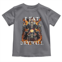 Funny Cringe Hard Skeleton Meme Toddler T Shirt I Eat Drywall