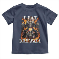 Funny Cringe Hard Skeleton Meme Toddler T Shirt I Eat Drywall