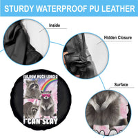 Funny Raccoon Meme Spare Tire Cover Idk How Much Longer I Can Slay