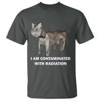Funny Cat Meme T Shirt I Am Contaminated With Radiation Humorous Oddly Specific - Wonder Print Shop