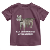 Funny Cat Meme Toddler T Shirt I Am Contaminated With Radiation Humorous Oddly Specific