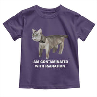 Funny Cat Meme Toddler T Shirt I Am Contaminated With Radiation Humorous Oddly Specific