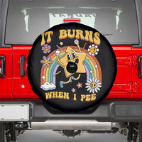 Funny Saying Spare Tire Cover It Burns When I Pee Sarcastic Ironic Meme Nostalgia