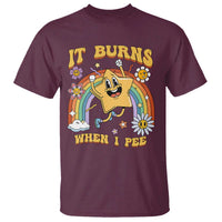 Funny Saying T Shirt It Burns When I Pee Sarcastic Ironic Meme Nostalgia - Wonder Print Shop