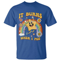 Funny Saying T Shirt It Burns When I Pee Sarcastic Ironic Meme Nostalgia - Wonder Print Shop
