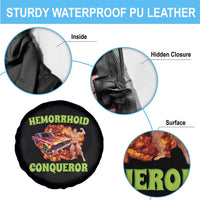 Hemorrhoid Conqueror Spare Tire Cover Funny Oddly Specific Dank Meme Absurd Muscle Car