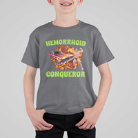 Hemorrhoid Conqueror T Shirt For Kid Funny Oddly Specific Dank Meme Absurd Muscle Car