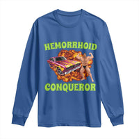 Hemorrhoid Conqueror Long Sleeve Shirt Funny Oddly Specific Dank Meme Absurd Muscle Car