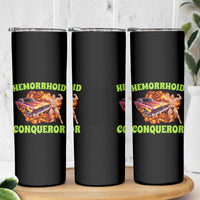 Hemorrhoid Conqueror Skinny Tumbler Funny Oddly Specific Dank Meme Absurd Muscle Car