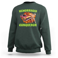 Hemorrhoid Conqueror Sweatshirt Funny Oddly Specific Dank Meme Absurd Muscle Car