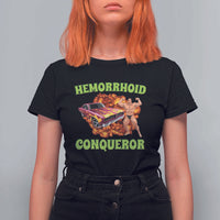 Hemorrhoid Conqueror T Shirt For Women Funny Oddly Specific Dank Meme Absurd Muscle Car