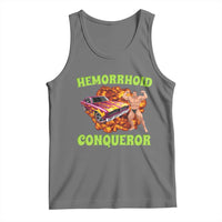 Hemorrhoid Conqueror Tank Top Funny Oddly Specific Dank Meme Absurd Muscle Car