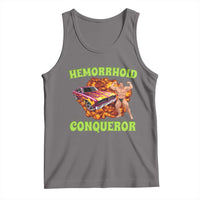 Hemorrhoid Conqueror Tank Top Funny Oddly Specific Dank Meme Absurd Muscle Car