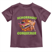Hemorrhoid Conqueror Toddler T Shirt Funny Oddly Specific Dank Meme Absurd Muscle Car