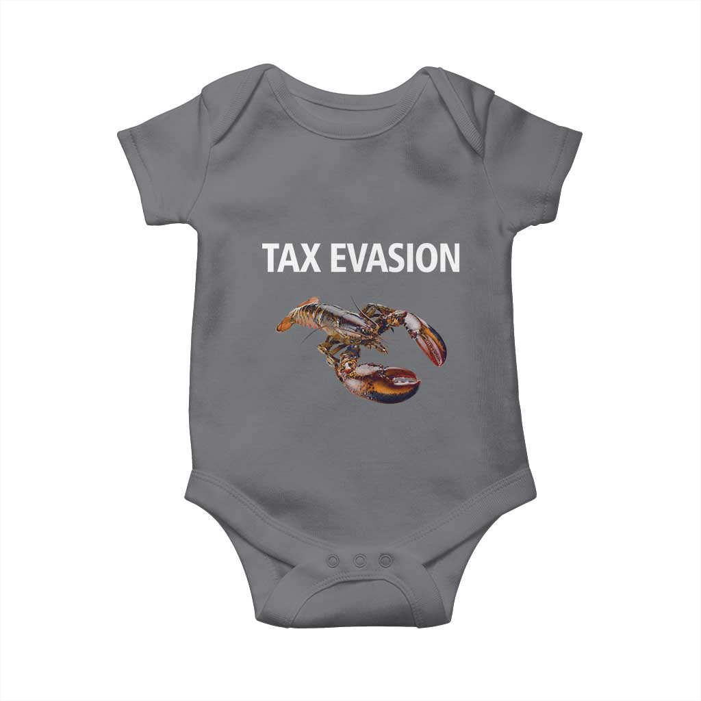 Funny Tax Evasion Lobster Baby Onesie Sarcasm Oddly Specific Meme