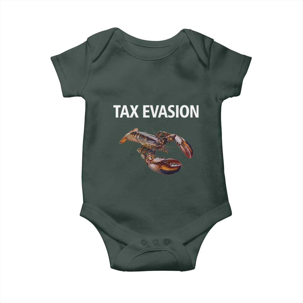 Funny Tax Evasion Lobster Baby Onesie Sarcasm Oddly Specific Meme