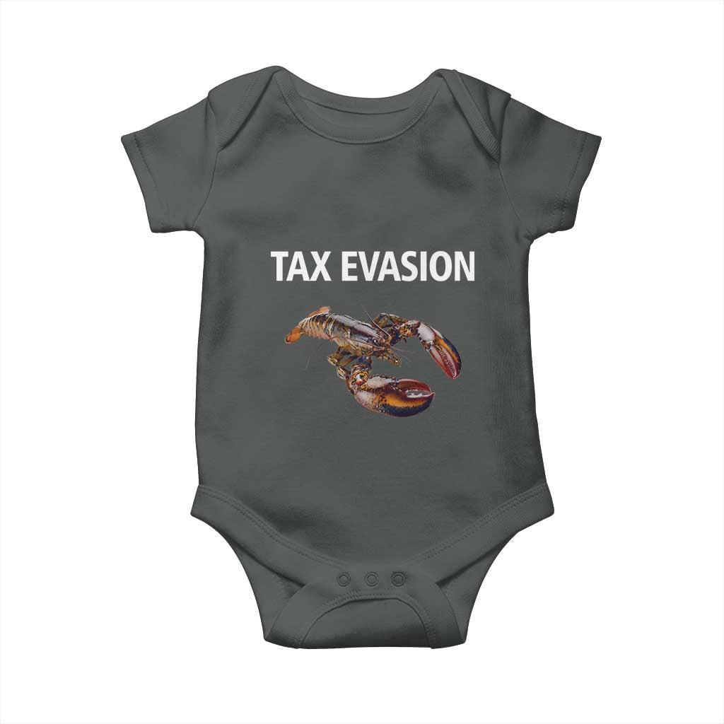 Funny Tax Evasion Lobster Baby Onesie Sarcasm Oddly Specific Meme