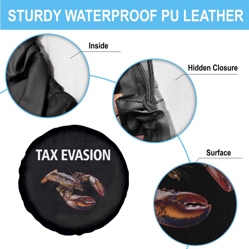 Funny Tax Evasion Lobster Spare Tire Cover Sarcasm Oddly Specific Meme