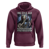 Funny Cringe Hard Skeleton Meme Hoodie I Need HEAD Hugs Encouragement Affection Devotion Middle Finger Edgy Hard Cringe