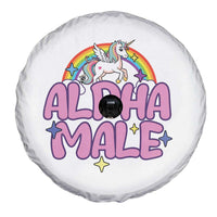 Funny Sarcastic Alpha Male Spare Tire Cover Unicorn Sarcastic Ironic Weird Y2K Humor
