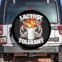 Funny Lactose Tolerant Spare Tire Cover Retro Pro-Dairy Ironic Cringe Meme