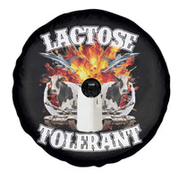 Funny Lactose Tolerant Spare Tire Cover Retro Pro-Dairy Ironic Cringe Meme