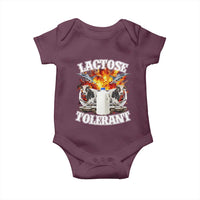 Funny Lactose Tolerant Baby Onesie Retro Pro-Dairy Ironic Cringe Meme