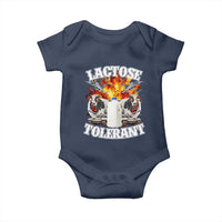 Funny Lactose Tolerant Baby Onesie Retro Pro-Dairy Ironic Cringe Meme