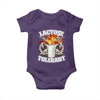 Funny Lactose Tolerant Baby Onesie Retro Pro-Dairy Ironic Cringe Meme
