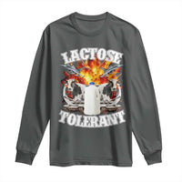 Funny Lactose Tolerant Long Sleeve Shirt Retro Pro-Dairy Ironic Cringe Meme
