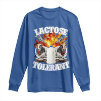 Funny Lactose Tolerant Long Sleeve Shirt Retro Pro-Dairy Ironic Cringe Meme