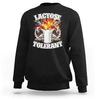 Funny Lactose Tolerant Sweatshirt Retro Pro-Dairy Ironic Cringe Meme