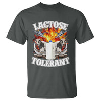 Funny Lactose Tolerant T Shirt Retro Pro-Dairy Ironic Cringe Meme