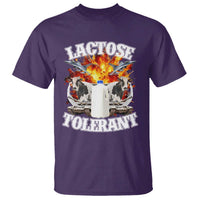 Funny Lactose Tolerant T Shirt Retro Pro-Dairy Ironic Cringe Meme