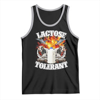 Funny Lactose Tolerant Tank Top Retro Pro-Dairy Ironic Cringe Meme