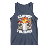 Funny Lactose Tolerant Tank Top Retro Pro-Dairy Ironic Cringe Meme