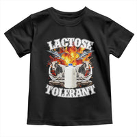 Funny Lactose Tolerant Toddler T Shirt Retro Pro-Dairy Ironic Cringe Meme