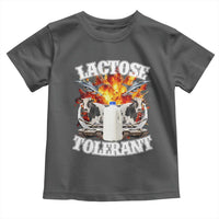 Funny Lactose Tolerant Toddler T Shirt Retro Pro-Dairy Ironic Cringe Meme