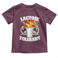 Funny Lactose Tolerant Toddler T Shirt Retro Pro-Dairy Ironic Cringe Meme