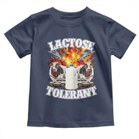 Funny Lactose Tolerant Toddler T Shirt Retro Pro-Dairy Ironic Cringe Meme