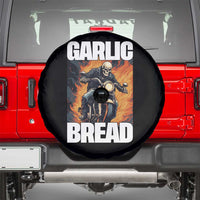 Skeleton Meme Spare Tire Cover Garlic Bread Flaming Biker On Fire Funny Edgy Hard Cringe