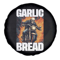 Skeleton Meme Spare Tire Cover Garlic Bread Flaming Biker On Fire Funny Edgy Hard Cringe